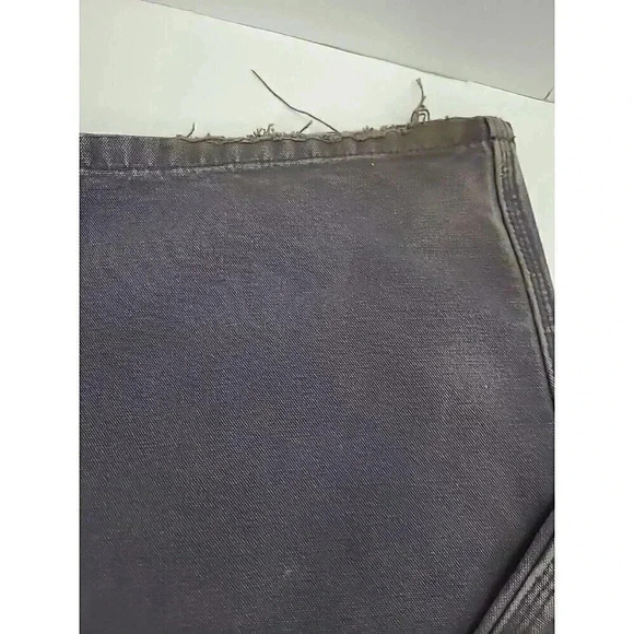 Vintage Carhartt Carpenter Jeans Men's Size 38x32 Grey Dungaree Fit - Picture 6 of 10